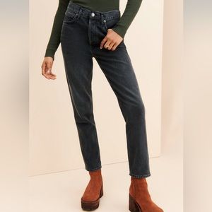 Agolde Women's Straight Leg Jeans - Dark Blue